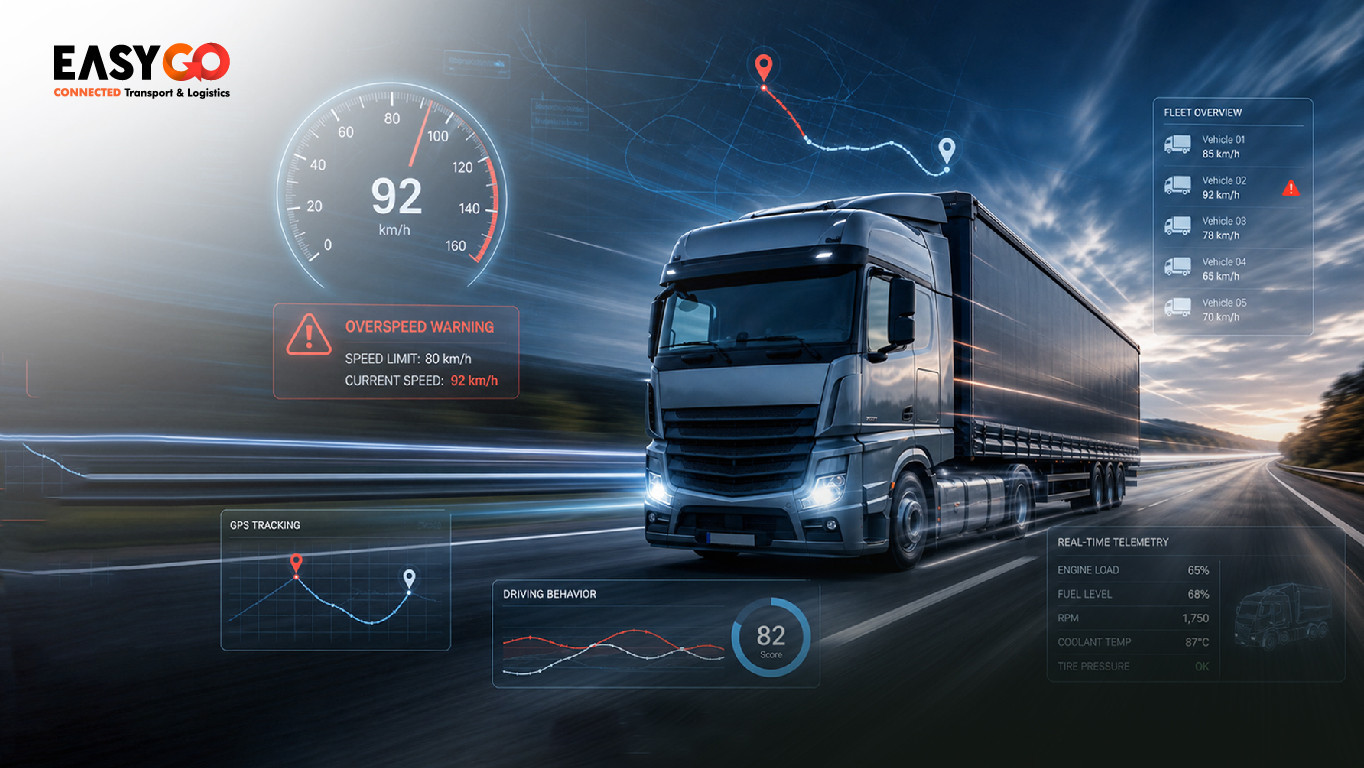 Overspeed pada Kendaraan Logistik: Risiko, Dampak, dan Solusi Monitoring dengan GPS Tracker