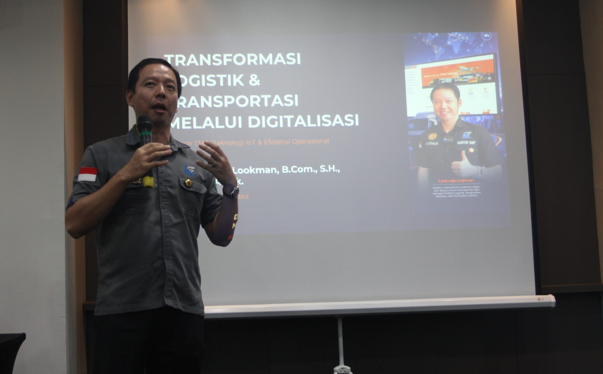 CEO Lookman Djaja Logistics Berbagi Pengalaman Pentingnya TMS, Efisiensi Biaya Capai 25%